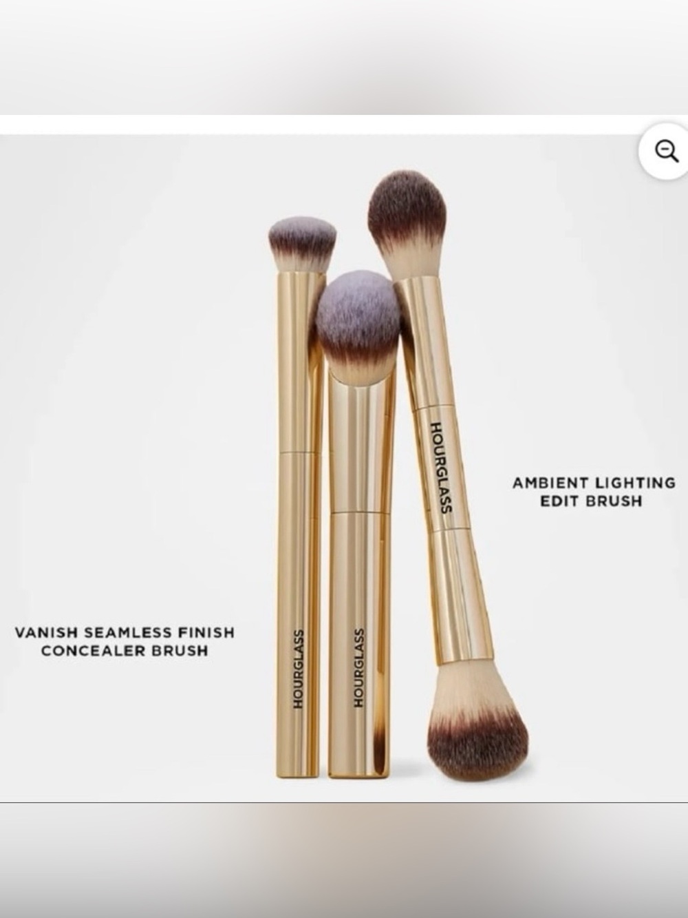 Hourglass Complexion Essentials Dragon 3pc Brush Set 
No Tube ~NEW~